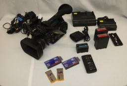 Sony Video camera - Exmor - full HD 3CMOS - PMW-200 - tripod mount, 3x batteries and more