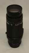 Nikon AF Nikkor 75-300mm 1:4.5 - 5.6 Lens (only one lens cover) with HOYA 62mm UV(O) Filter