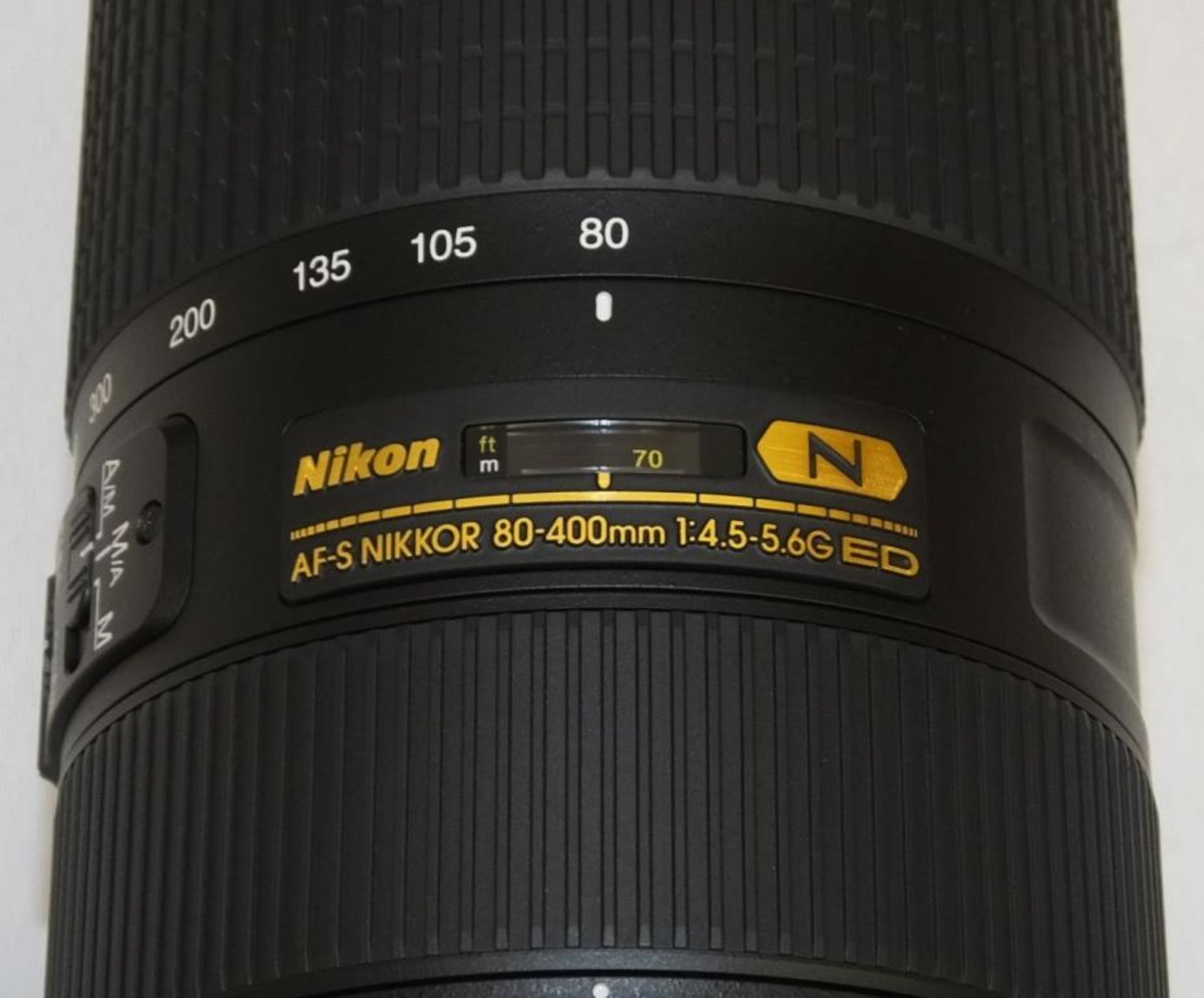 Nikon Nikkor Lens - AF-S Nikkor 80-400mm f/4.5-5.6G ED VR with Nikon HB-65 Lens Hood & CL-M2 case - Image 2 of 5