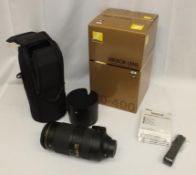 Nikon Nikkor Lens - AF-S Nikkor 80-400mm f/4.5-5.6G ED VR with Nikon HB-65 Lens Hood & CL-M2 case