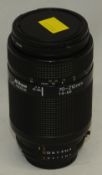 Nikon AF Nikkor 70-210mm - 1:4-5.6 Lens - Serial No. - 2432161 with HOYA 62mm UV(O) Filter