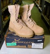Wellco Combat Boots 8.5 R