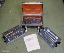 Toolbox with various tools