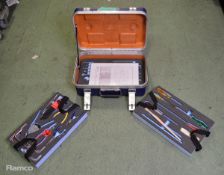 Toolbox with various tools