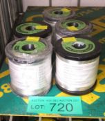 Tinned Soft Copper Wire 0.16 mm - 5 reels