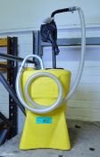 Baelz Hand Pump Oil Dispenser - Plastic Body - yellow