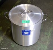 Pardini 700 series - 45cm Lid - Deep stock pot - 44cm Deep