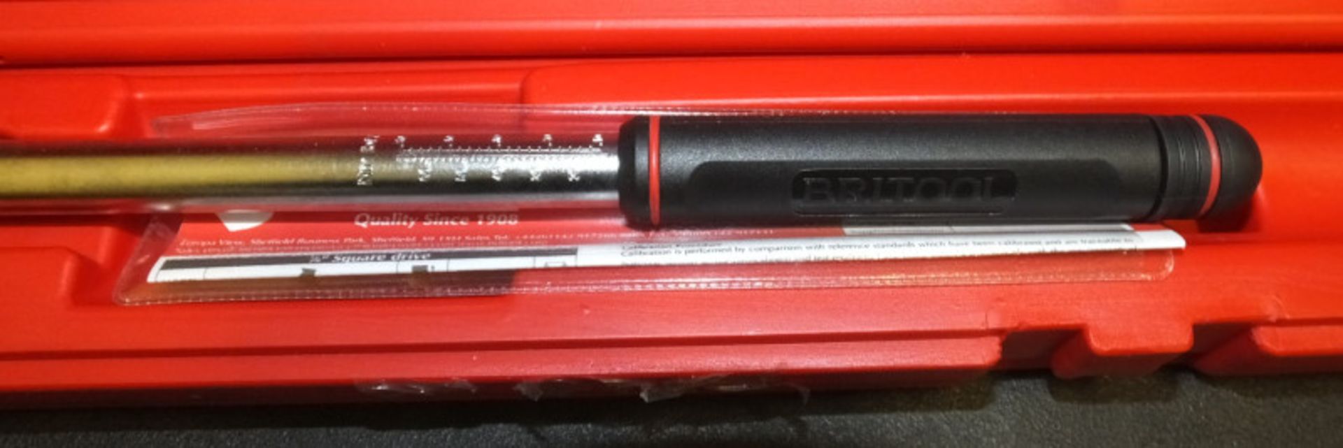 Britool EVT 600A Torque Wrench 12-68Nm with case - Image 3 of 6
