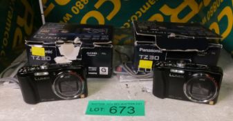 2x Panasonic TZ30 Digital Cameras with accessories