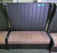 Bar Bench with cushion - L1230 x D620 x H1350mm