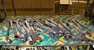 Combination spanners - various sizes