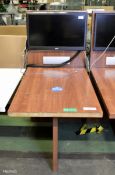 Table With Integrated Monitor 250V - W 650mm x D 1150mm x H 1350mm