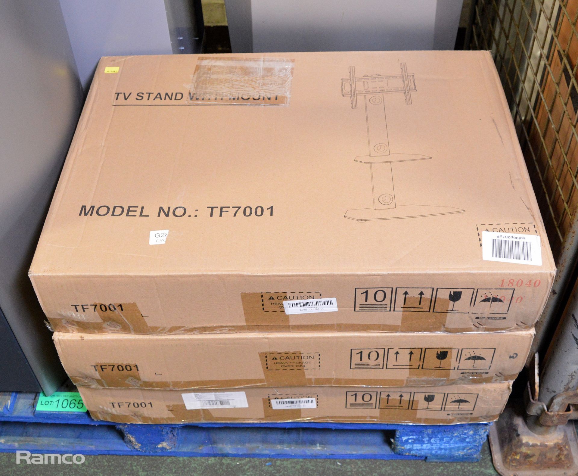 3x Tv Stand & Wall Mounts Model TF7001, Waterlogic WLMHCS3000 Water Dispenser 220/240V, Wa - Image 5 of 10