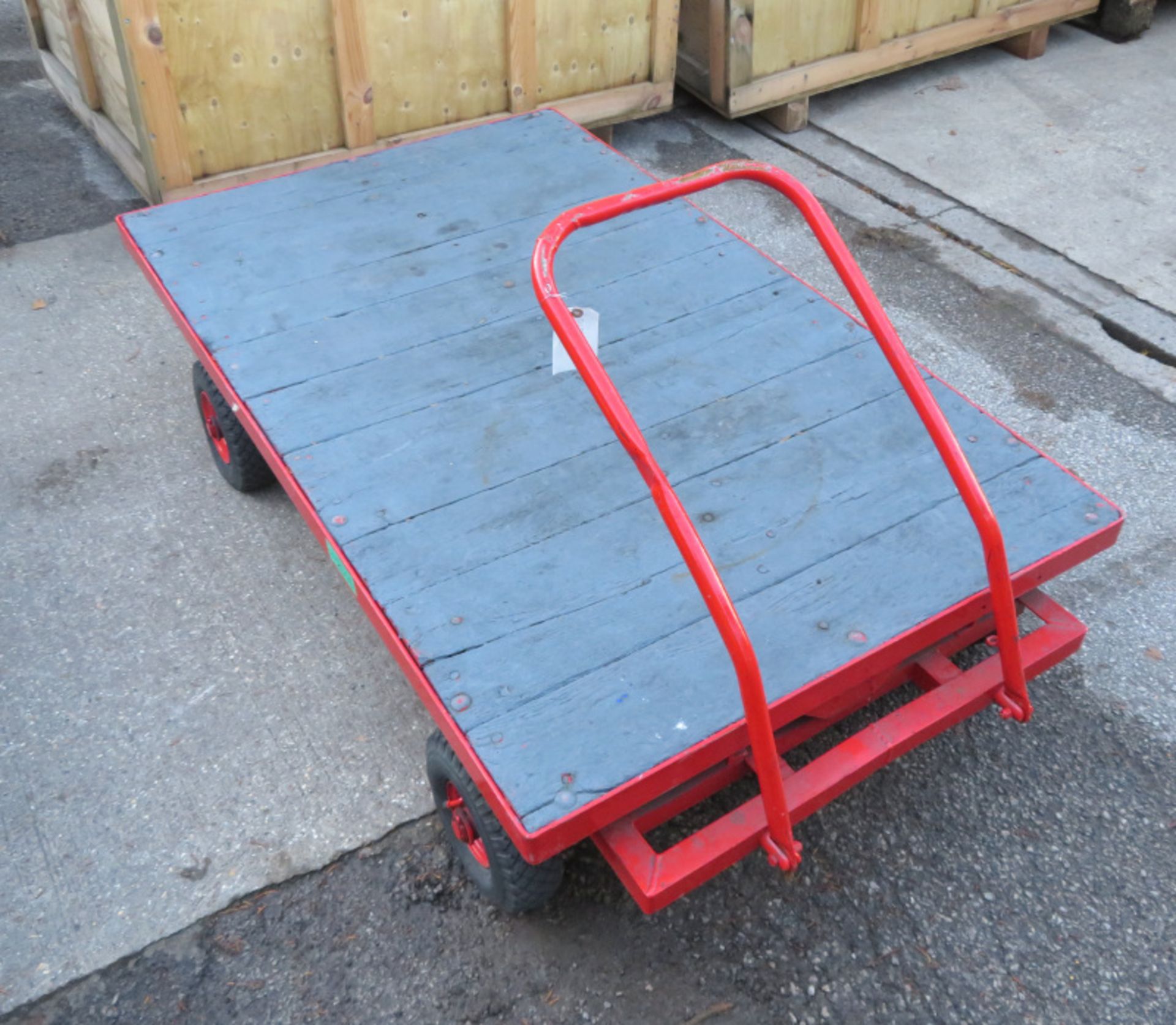 Flatbed Truck Trolley - L1650 x D920mm (Overall dimensions with handle) - Image 2 of 2