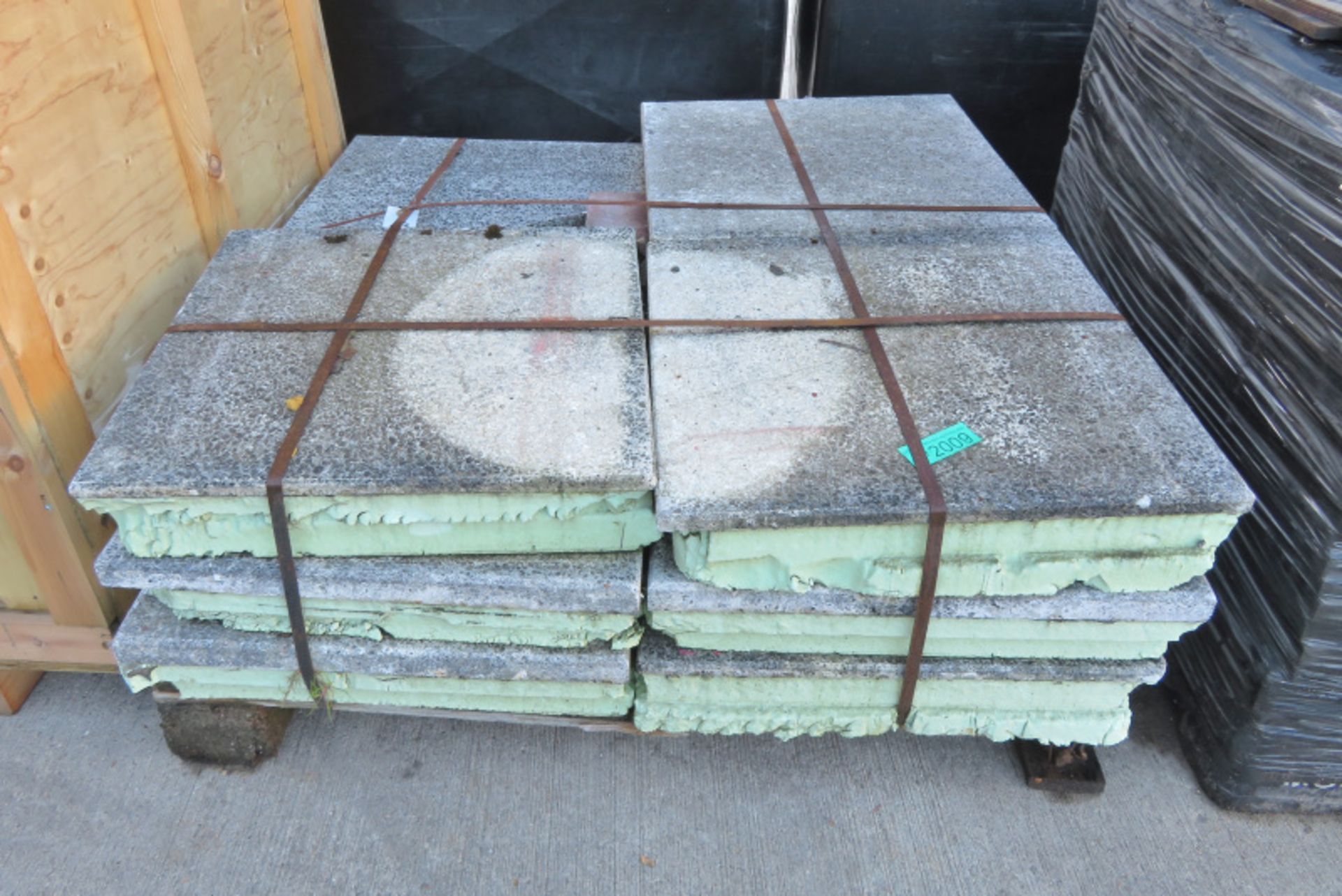 11x Brick Slabs With Underneath Foam - W600 x D600 x H120mm