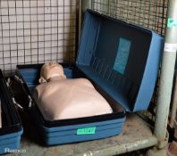 Resusci Anne Torso medical training dummy in carry case