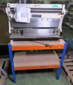 Axminster White RTC7030 Sheet Metal Worker Machine with Sheer Press Brake & Slip roll