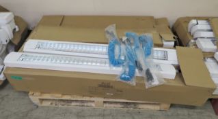 20x 1200mm Single Surface TS 35W Light Fittings