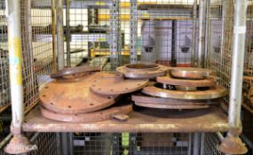 Various Pipe Spacer & Blanking Plates - approx 470kg