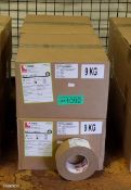 Scapa tape 3302 - Pro - Cloth adhesive tape - 50mm x 50M - Tan - 16 per box - 4 boxes