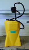Hartle IGE Hand Pump Oil Dispenser - Plastic Body - dark yellow