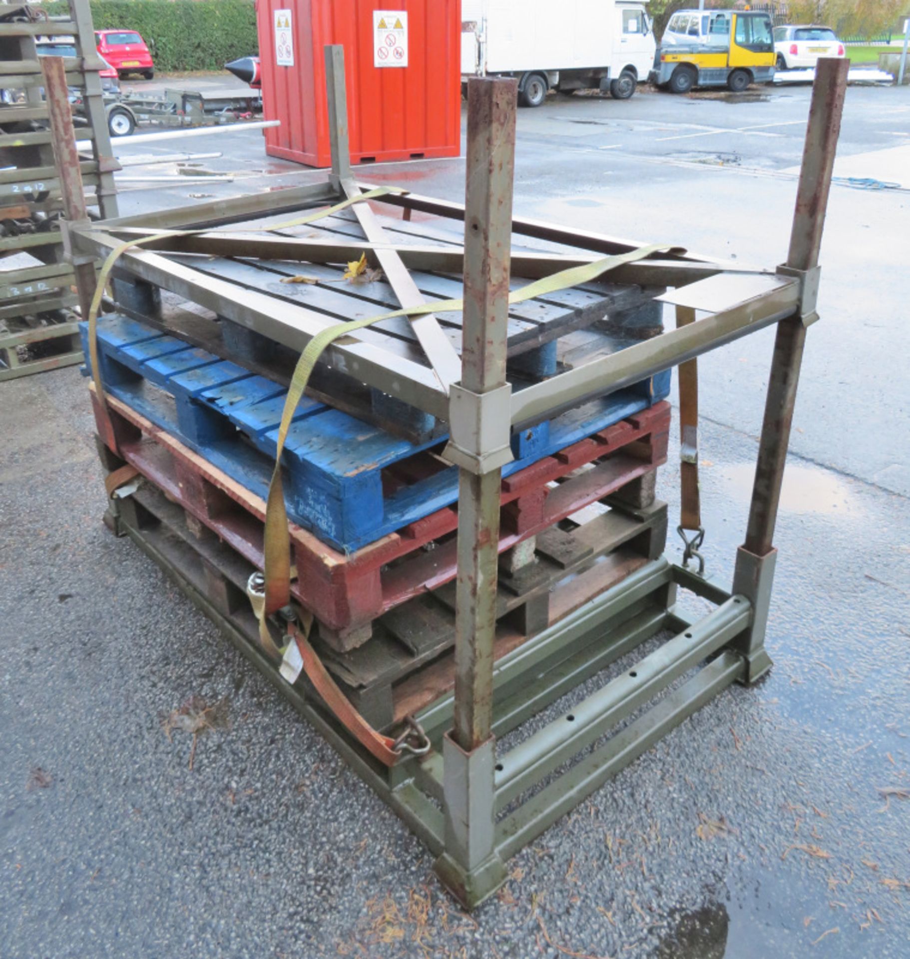 Loading Stillage with Straps, Posts & Top - 6 Foot x 3 Foot - Image 10 of 12