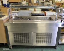 Moffat Stainless Steel Chiller Counter - L 1620mm x W 850mm x H 1450mm