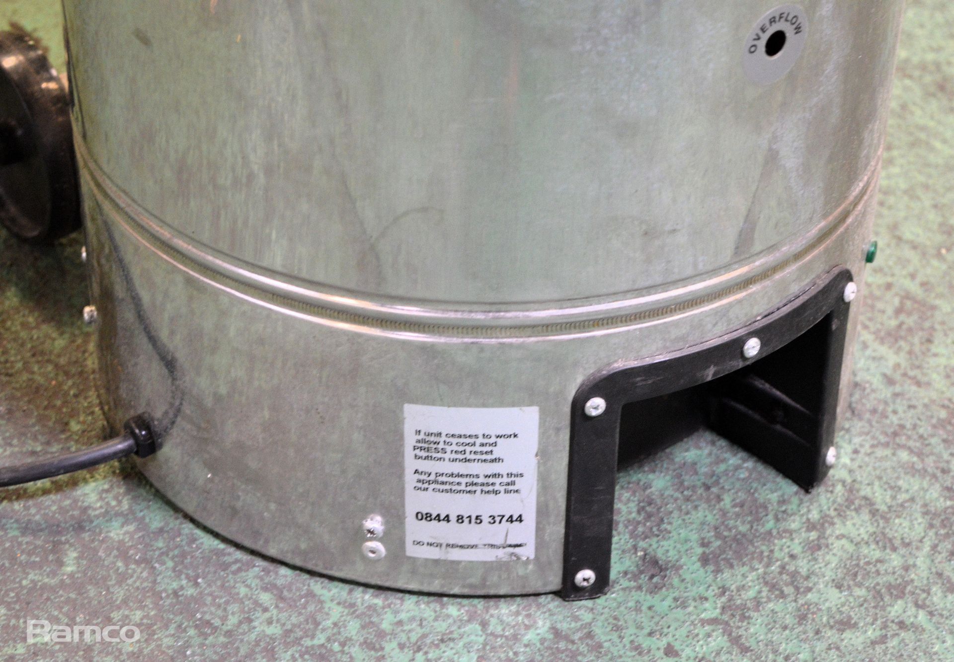 BCO 76100 Mobile Hand Wash Boiler - 10 Litres - 240v - H 950mm - Image 3 of 5