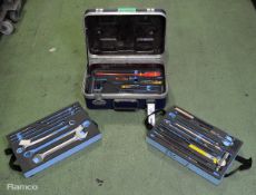 Toolbox with various tools