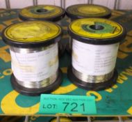 Tinned Soft Copper Wire 0.16 mm - 4 Reels