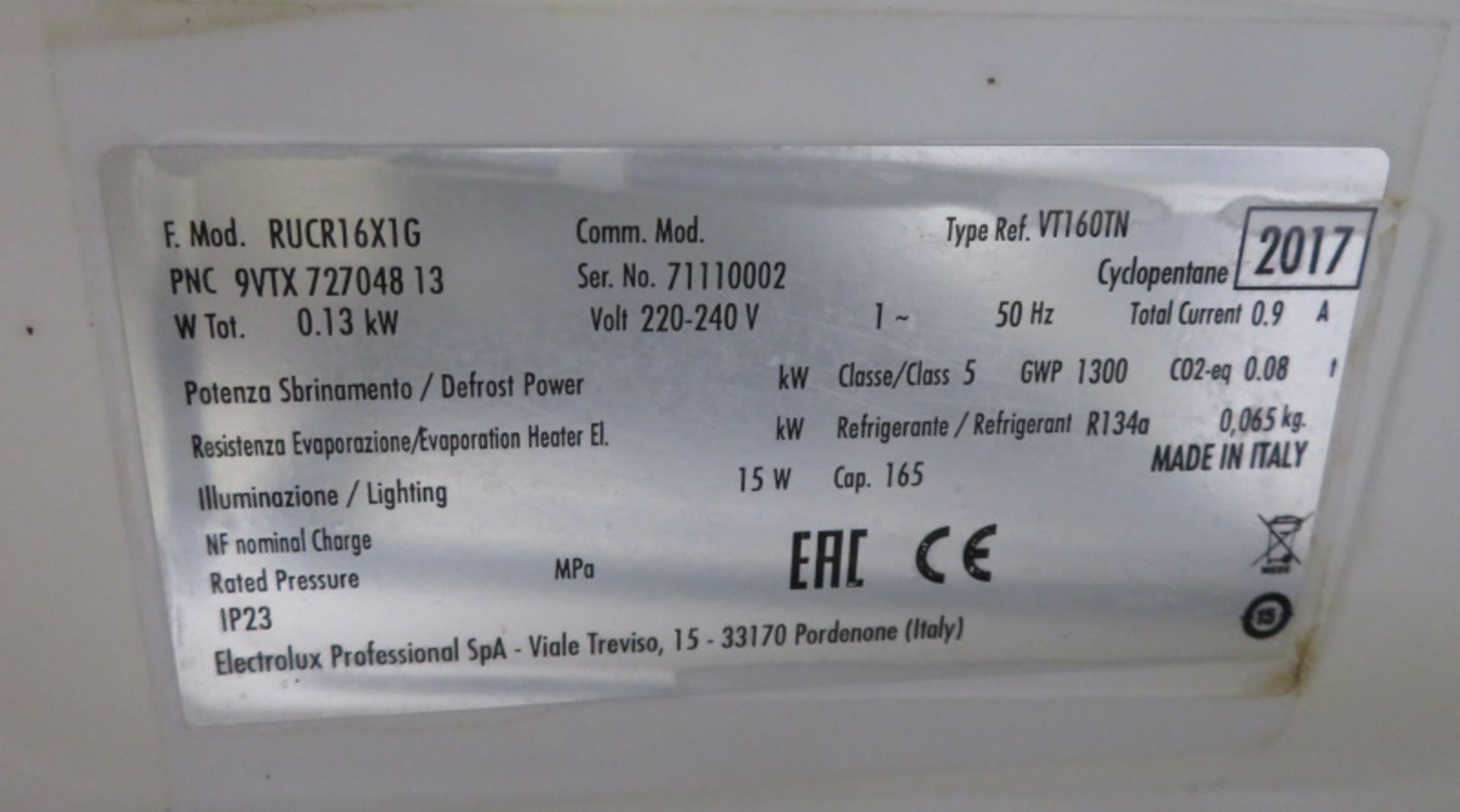 Electrolux RUCR16X1G Undercounter Fridge - L590 x W600 x H850mm - Image 3 of 4