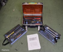 Toolbox with various tools