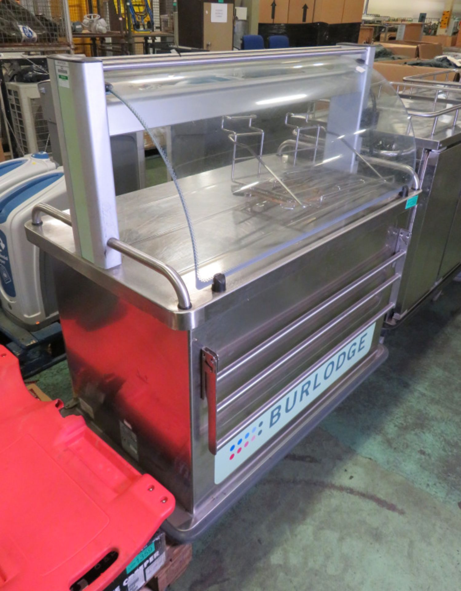 Burlodge Food Servery Trolley Unit - 3 Phase - W1200mm x D700mm x H1400mm - Image 2 of 2
