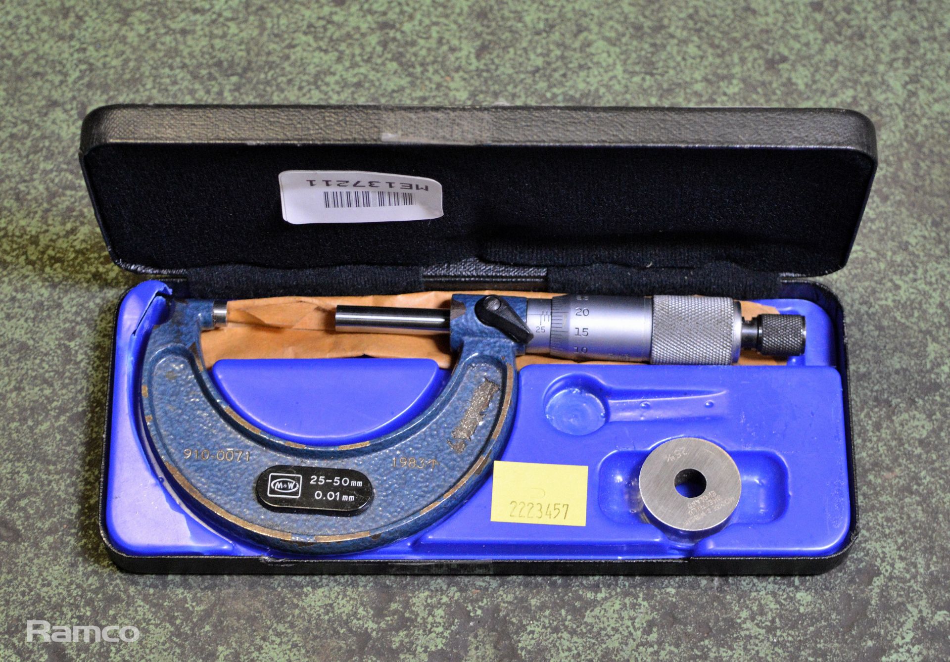 Moore & Wright Micrometer Caliper 25-50mm + Case