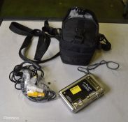 Olympus uTough digital camera 8010 in carry bag - with cabling