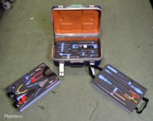 Toolbox with various tools