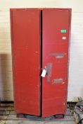 Red Chemical Cabinet - L 900mm x W 500mm x H 1810mm