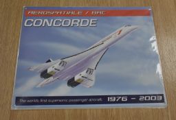 Metal Wall Sign 400mm x 300mm - Concorde 1976-2003