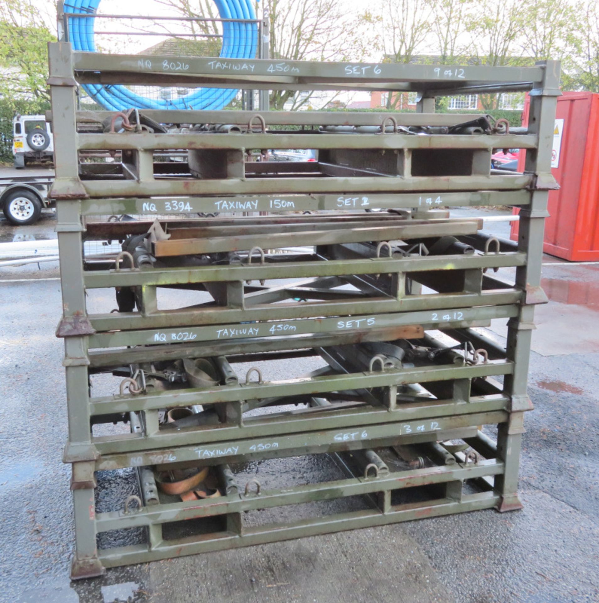 Loading Stillage with Straps, Posts & Top - 6 Foot x 3 Foot - Image 11 of 12