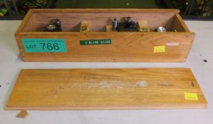 Verdict V Side Gauge In A Wooden Box