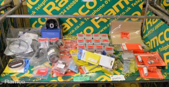 Jubilee clips, screws, gasket paper, masking tape, fuses, bolts