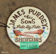 James Purdey & sons cast sign