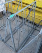 Galvanised 4 rack bike stand