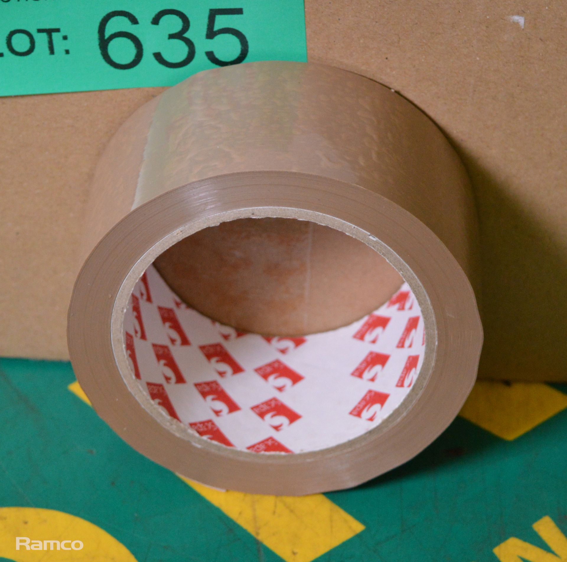 Scapa 2290 Havanna PVC packaging tape - 50mm x 66M - 36 rolls per box - 1 box - Image 3 of 3