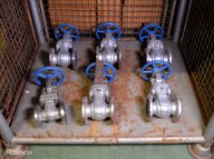 6x Gate Valves