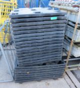 Plastic Pallet bases - 16x L 1190mm x D 800mm & 7x L 1190mm x D 1000mm