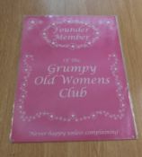 Metal Wall Sign 400mm x 300mm - Grumpy Old Womens club