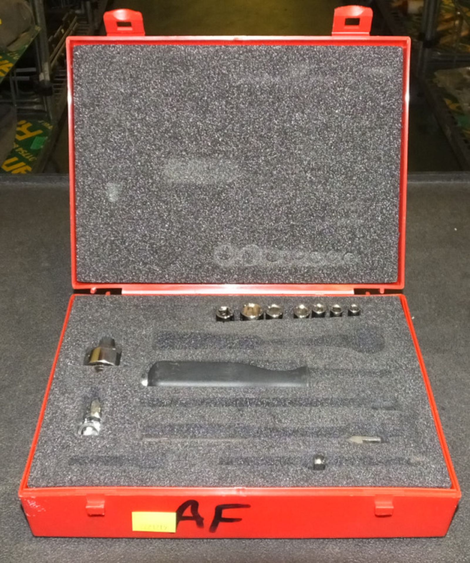 Spanner Socket Set AF in metal carry case