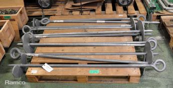 11x Galvanised Large Anchor Guys