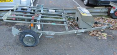 Richie 4 Cylinder trolley trailer - no connections to storage box and no tow coupling - L3